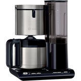 Bosch TKA8A683 cafetera eléctrica Semi-automática Cafetera de filtro 1,1 L negro brillante/Acero fino, Cafetera de filtro, 1,1 L, De café molido, 1100 W, Negro, Acero inoxidable