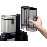 Bosch TKA8A683 cafetera eléctrica Semi-automática Cafetera de filtro 1,1 L negro brillante/Acero fino, Cafetera de filtro, 1,1 L, De café molido, 1100 W, Negro, Acero inoxidable