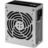 Chieftec Smart 350W unidad de fuente de alimentación 20+4 pin ATX ATX Negro, Plata, Fuente de alimentación de PC gris, 350 W, 100 - 240 V, 47 - 63 Hz, 5 A, Activo, 110 W