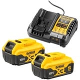 DEWALT DCB1104P2-QW, Cargador amarillo/Negro