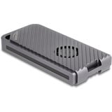 DeLOCK Carcasa para unidad M.2 NVMe USB 40 Gbps estilo gaming, Caja de unidades gris