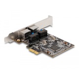DeLOCK PCIE x1 a 2x RJ45 Gbit, Adaptador de red 