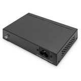 Digitus 4+1 puertos Gigabit PoE, Interruptor/Conmutador negro