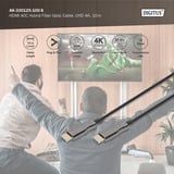 Digitus Cable de fibra óptica híbrido HDMI AOC, UHD 4K negro