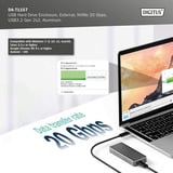 Digitus DA-71157 USB M.2 SSD, Caja de unidades aluminio