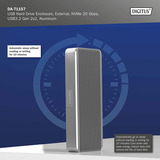 Digitus DA-71157, Caja de unidades aluminio