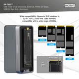 Digitus DA-71157, Caja de unidades aluminio