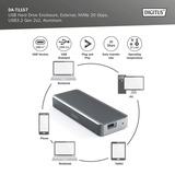 Digitus DA-71157, Caja de unidades aluminio