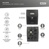 Digitus SAI interactiva en línea 2000 VA / 1200 vatios, UPS negro
