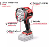 EINHELL TE-CL 18/2500 Li - Solo, Luz de LED 