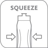 Emsa 518086 bidón de agua 600 ml Antracita, Botella de agua antracita, 600 ml, Antracita