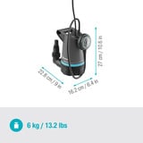 GARDENA 20000 BASIC 9016-47, Bombas presión e inmersión gris/Negro