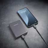 Intenso Magnetic Wireless Powerbank MW10000 Gris, Banco de potencia gris