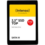 Intenso TOP SSD 512 GB, Unidad de estado sólido negro, A granel