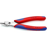 KNIPEX Electronic Super Knips XL Cortacables, Alicates eléctricos rojo/Azul, Cortacables, 1,23 cm, Acero, Azul/Rojo, 14 cm, 77 g