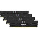 Kingston FURY FURY 128GB 6000MT/s DDR5 ECC Reg CL32 DIMM (Kits de 4) Renegade Pro EXPO, Memoria RAM negro, 128 GB, 4 x 32 GB, DDR5, 288-pin DIMM, Negro