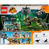 LEGO Jurassic World 76949 Ataque del Giganotosaurio y el Therizinosaurio, Dinosaurios Juguetes, Juegos de construcción Dinosaurios Juguetes, Juego de construcción, 9 año(s), Plástico, 658 pieza(s), 1,48 kg