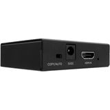 Lindy Divisor HDMI 4K de 2 puertos, Splitter HDMI negro