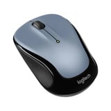 Logitech M325s ratón Viajes Ambidextro RF inalámbrico Óptico 1000 DPI plateado claro/Negro, Ambidextro, Óptico, RF inalámbrico, 1000 DPI, Negro, Gris