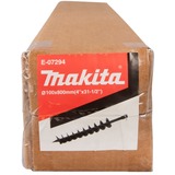 Makita E-07294 accesorio para ahoyador eléctrico Broca, Taladro para tierra negro, Broca, 1 pieza(s), Makita, DDG460ZX7, DG001GZ05, Negro, 10 cm