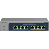 Netgear MS108UP No administrado 2.5G Ethernet (100/1000/2500) Energía sobre Ethernet (PoE), Interruptor/Conmutador gris, No administrado, 2.5G Ethernet (100/1000/2500), Bidireccional completo (Full duplex), Energía sobre Ethernet (PoE), Montaje de pared