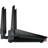 Netgear Nighthawk XR1000 WiFi 6 Gaming Router router inalámbrico Gigabit Ethernet Doble banda (2,4 GHz / 5 GHz) Negro Wi-Fi 6 (802.11ax), Doble banda (2,4 GHz / 5 GHz), Ethernet, Negro, Router de sobremesa