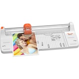 Peach 511061 guillotina para papel 5 hojas, Dispositivo de corte blanco/Naranja, 5 hojas, Naranja, Blanco