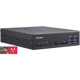 Shuttle XPC slim DA320P PCs/estación de trabajo DDR4-SDRAM 3400G 1,35 l tamaño PC AMD Ryzen™ 5 8 GB 250 GB SSD Windows 10 IoT Enterprise 2019 LTSC Mini PC barebone Negro, Mini-PC negro, 3,7 GHz, AMD Ryzen™ 5, 3400G, 8 GB, 250 GB, Windows 10 IoT Enterprise 2019 LTSC