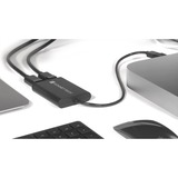 Sonnet USB3-DDP4K adaptador de cable de vídeo USB tipo A 2 x DisplayPort Negro negro, USB tipo A, 2 x DisplayPort, Macho, Hembra, Derecho, Derecho
