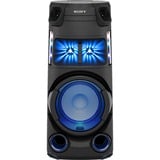 Sony MHC-V43D sistema de audio para el hogar Microcadena de música para uso doméstico Negro, Equipo compacto negro, Microcadena de música para uso doméstico, Negro, FM, CD, CD-R, CD-RW, DVD, DVD-R, DVD-RW, 0,5 W, 349,5 mm