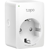 TP-Link Tapo P100 enchufe inteligente 2300 W Blanco, Toma de corriente con interruptor blanco, Interior, Blanco, Policarbonato (PC), Poder, Estado, CE, RoHS, Android 4.4, Android 5.0, Android 5.1, Android 6.0, Android 7.0, Android 7.1, Android 7.1.2,...