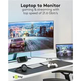 goobay Cable adaptador USB, conector USB-C > conector DisplayPort, 4K 60Hz negro