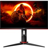 AOC Q24G2A/BK, Monitor de gaming negro/Rojo
