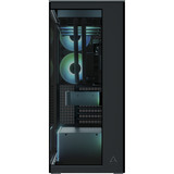ARCTIC Xtender (Black) Midi Tower Negro, Cajas de torre negro (mate), Midi Tower, PC, Negro, EATX, Metal, Vidrio templado, Juego