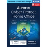 Acronis Cyber Protect Home Office Essentials 1 licencia(s) Licencia Alemán 1 año(s), Software 1 licencia(s), 1 año(s), Licencia