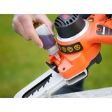 BLACK+DECKER GKC1000LB-XJ tijeras podadoras eléctricas, Serrucho podador naranja/Negro, 10 cm, Negro, Naranja, Plata, 18 V, 3,1 kg