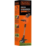 BLACK+DECKER STC1820CM-QW desbrozadora/bordeadora Batería Negro, Naranja, Plata, Cortabordes naranja/Negro, 1,6 mm, 9 m, 7400 RPM, Negro, Naranja, Plata, Batería, 18 V