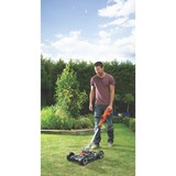 BLACK+DECKER STC1820CM-QW desbrozadora/bordeadora Batería Negro, Naranja, Plata, Cortabordes naranja/Negro, 1,6 mm, 9 m, 7400 RPM, Negro, Naranja, Plata, Batería, 18 V