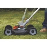 BLACK+DECKER STC1820CM-QW desbrozadora/bordeadora Batería Negro, Naranja, Plata, Cortabordes naranja/Negro, 1,6 mm, 9 m, 7400 RPM, Negro, Naranja, Plata, Batería, 18 V