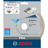 Bosch 2 608 602 635 180mm 1pieza(s) hoja de sierra circular Azulejo de cerámica, 18 cm, 2,54 cm, 2,2 mm, 1 pieza(s)