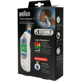 Braun IRT6527, ThermoScan 7+, Termómetro para la fiebre blanco