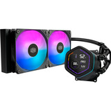 Cooler Master MasterLiquid Core Digital Nex 240 ARGB, Refrigeración por agua negro