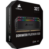 Corsair Dominator CMT128GX4M4C3200C16 módulo de memoria 128 GB 4 x 32 GB DDR4 3200 MHz, Memoria RAM negro, 128 GB, 4 x 32 GB, DDR4, 3200 MHz, 288-pin DIMM