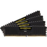 Corsair Vengeance LPX CMK64GX4M4E3200C16 módulo de memoria 64 GB 4 x 16 GB DDR4 3200 MHz, Memoria RAM negro, 64 GB, 4 x 16 GB, DDR4, 3200 MHz, 288-pin DIMM