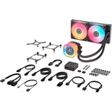 Corsair iCUE LINK TITAN 240 RX LCD RGB, Refrigeración por agua negro