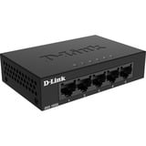 D-Link DGS-105GL/E switch No administrado Gigabit Ethernet (10/100/1000) Negro, Interruptor/Conmutador No administrado, Gigabit Ethernet (10/100/1000)