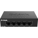 D-Link DGS-105GL/E switch No administrado Gigabit Ethernet (10/100/1000) Negro, Interruptor/Conmutador No administrado, Gigabit Ethernet (10/100/1000)