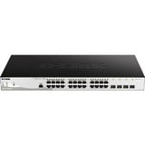 D-Link DGS-1210-28P/ME/E, Interruptor/Conmutador gris/Negro