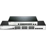 D-Link DGS-1210-28P/ME/E, Interruptor/Conmutador gris/Negro