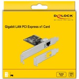 DeLOCK 89189 adaptador y tarjeta de red Interno Ethernet 1000 Mbit/s, Adaptador de red Interno, Alámbrico, PCI Express, Ethernet, 1000 Mbit/s